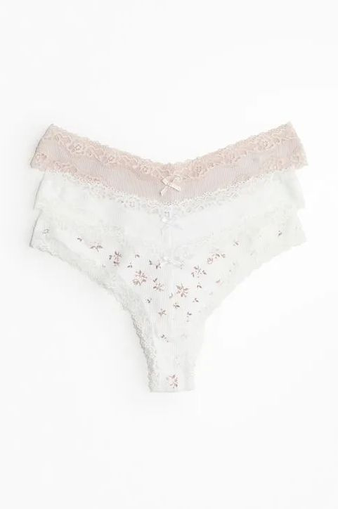 Комплект трусов стринги, бразильяна H&M Ladies Briefs, 3 шт #1