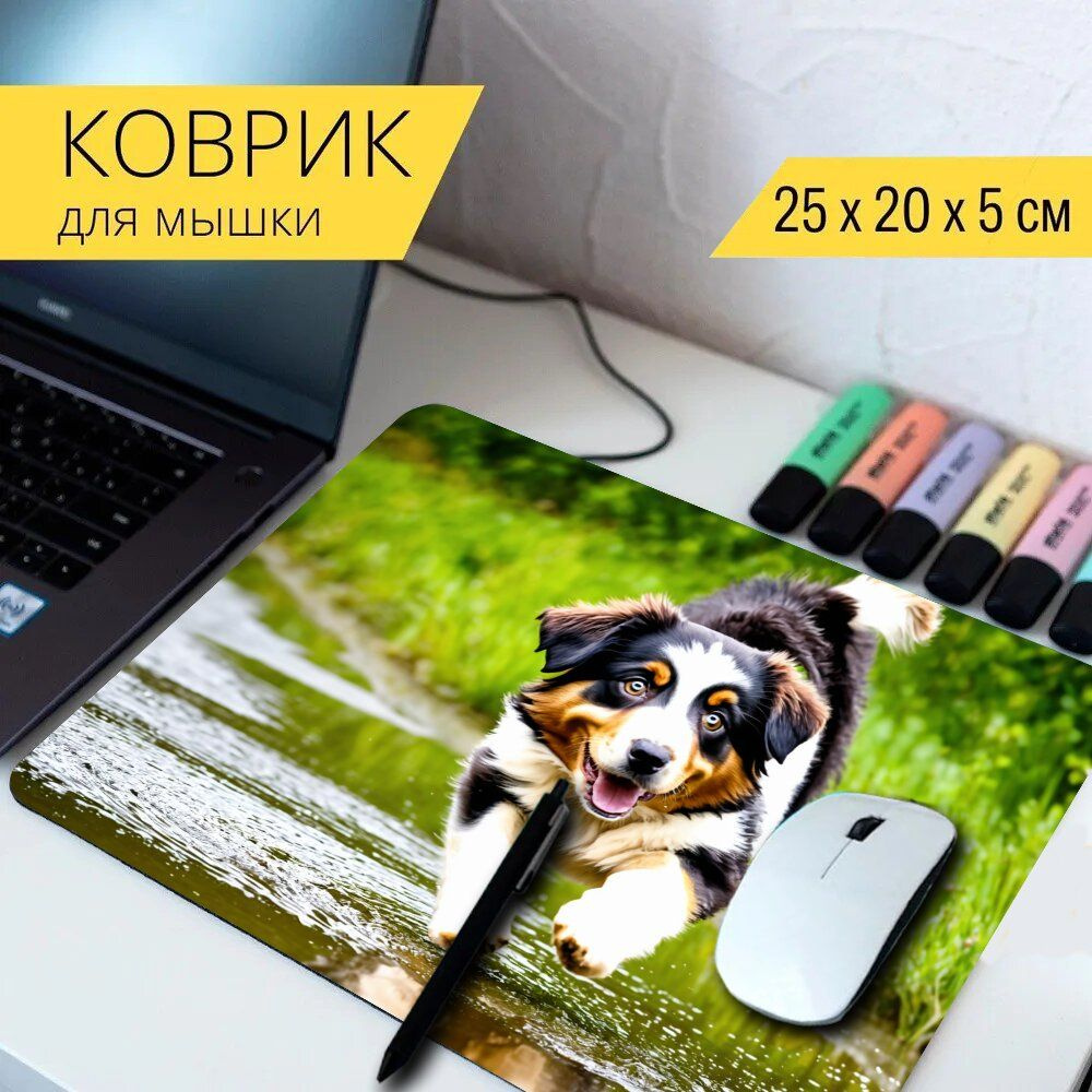 LotsPrints Коврик для мыши poc-THEMES-DOGS-633, разноцветный #1