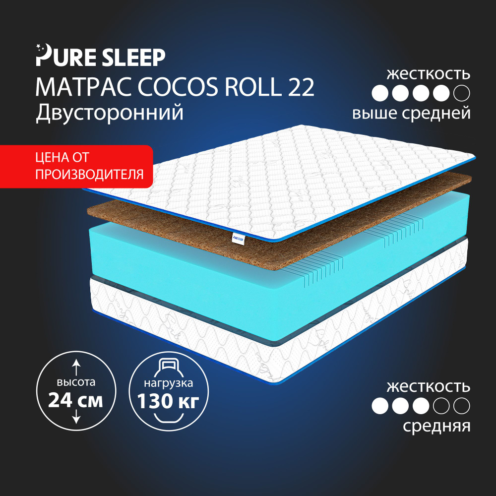 Матрас Pure Sleep Cocos Roll 20 80х190 #1