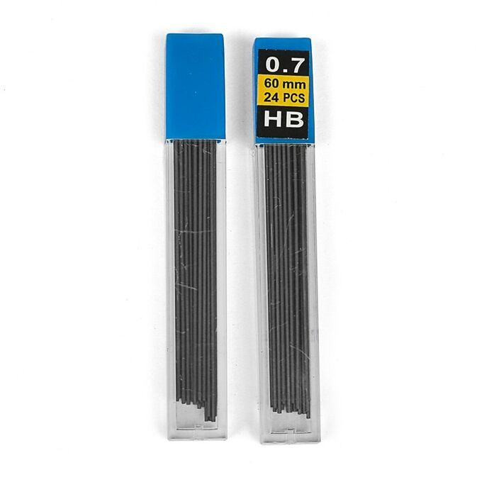 Грифели для механических карандашей НВ, 0.7 мм, 