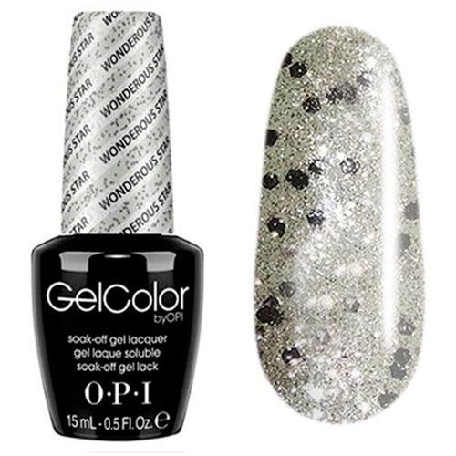 Гель-лак OPI GelColor Wonderous Star с блестками, 15 мл