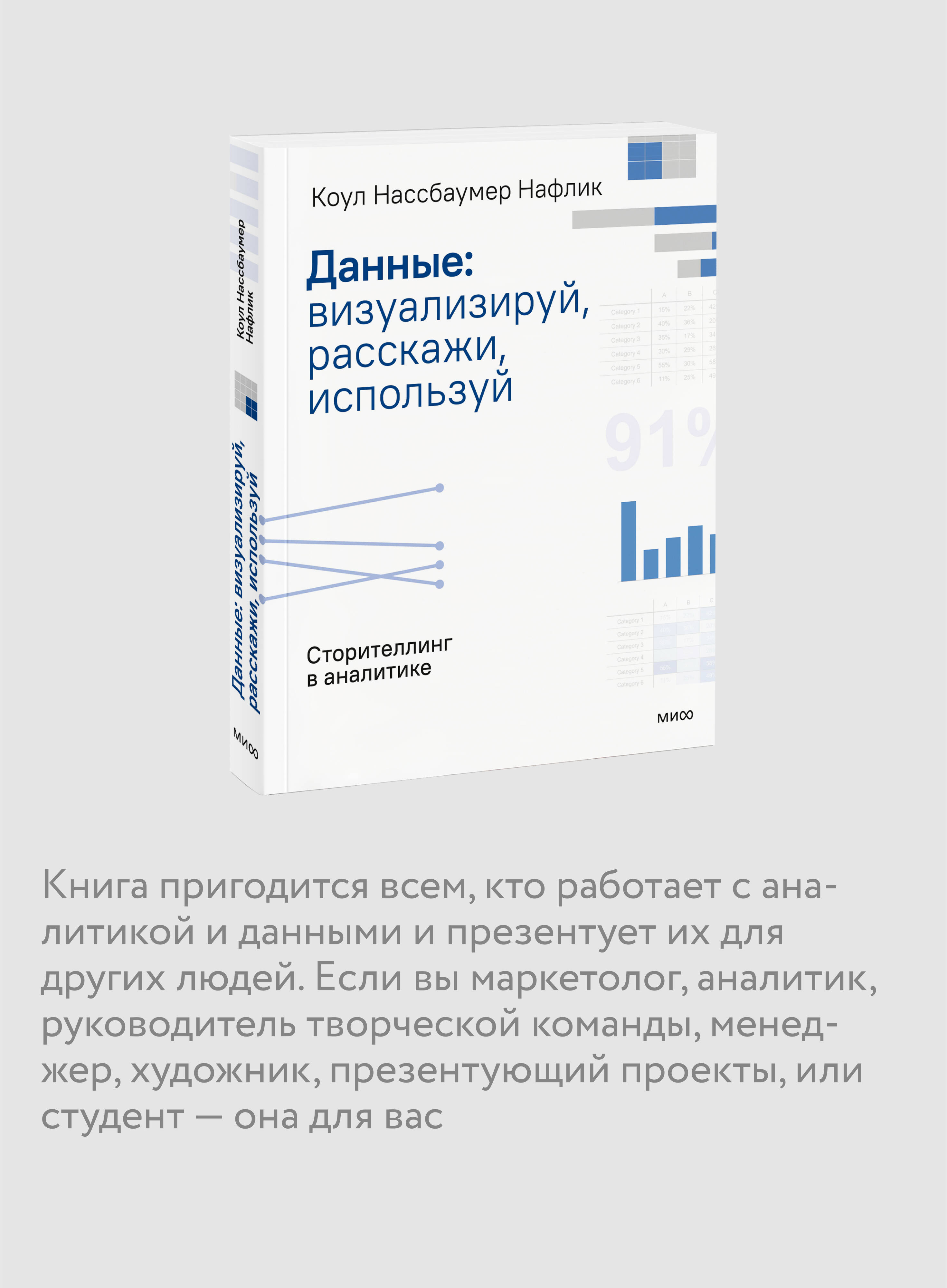 Данные: визуализируй, расскажи, используй. Сторителлинг в аналитике | Storytelling with Data: A Data Visualization Guide for Business Professionals - Ozon image 2