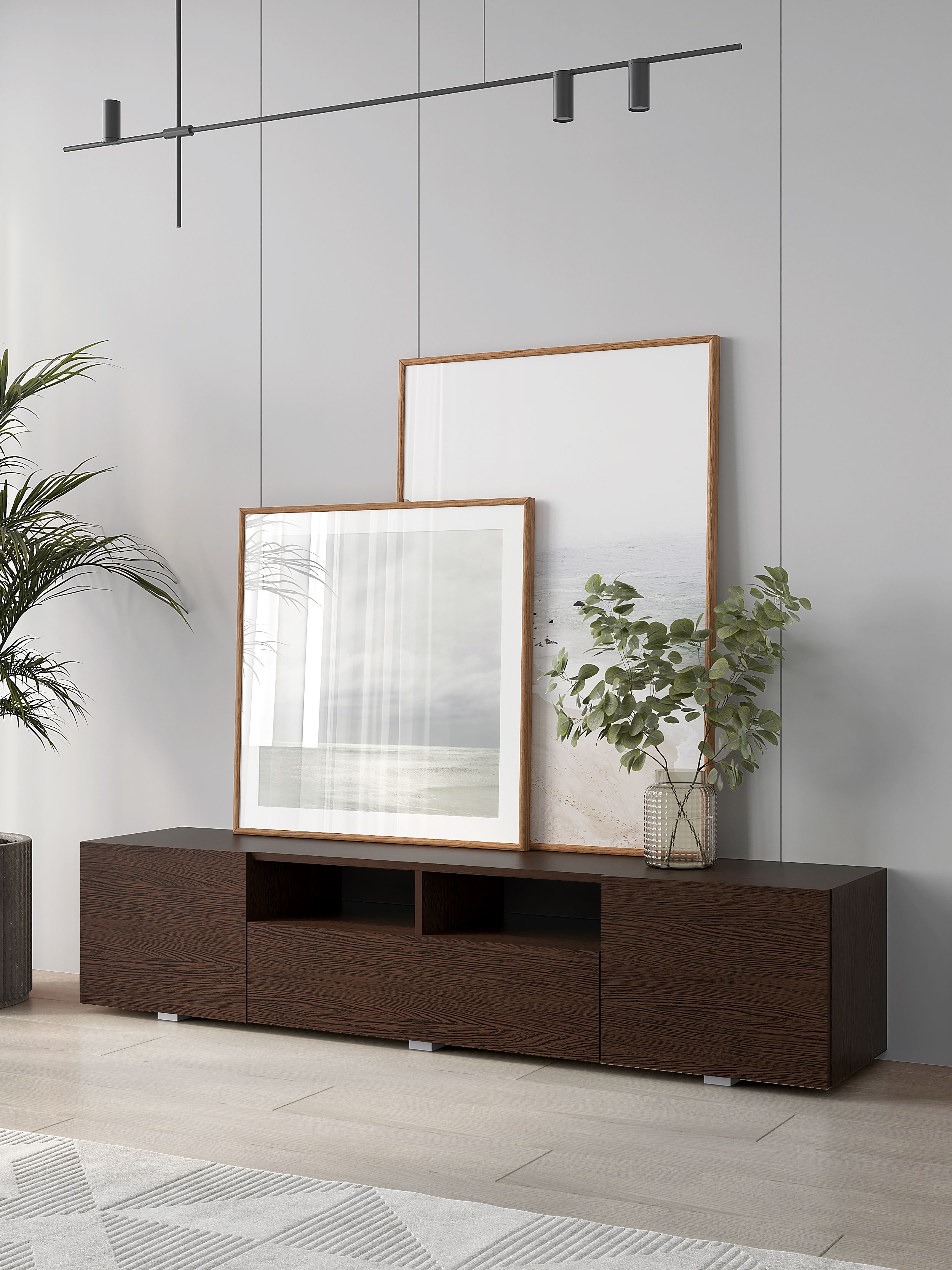 ТумбаТВМатрицаВенге,160х35,8х35,4см