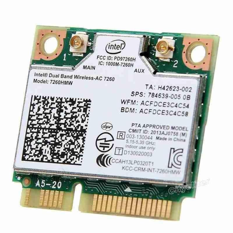 БеспроводнаясетеваякартаIntel7260HMW