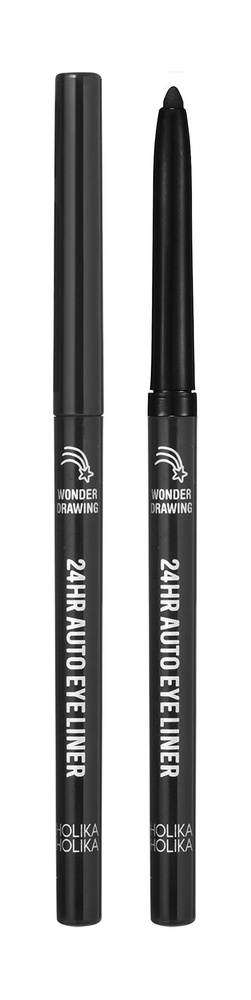 HOLIKA HOLIKA Карандаш для глаз гелевый Wonder Drawing 24HR Autoeyeliner, 0,14 г, 01 Black  #1