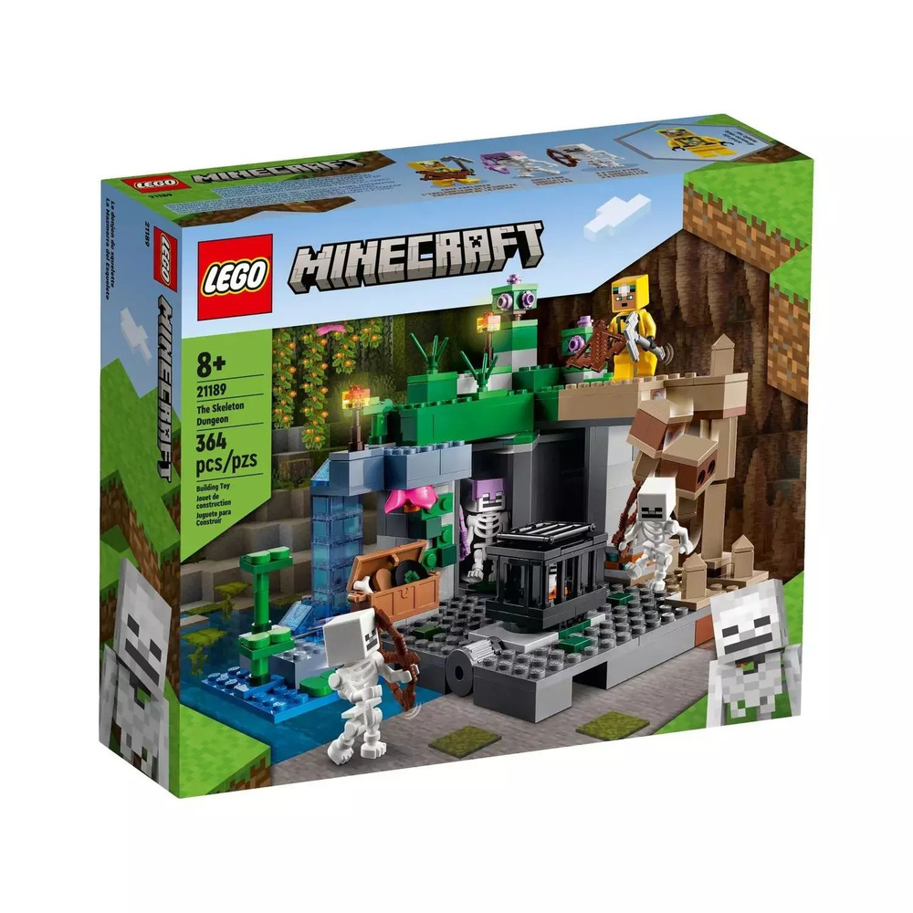 Lego 21189 Minecraft Подземелье скелета #1