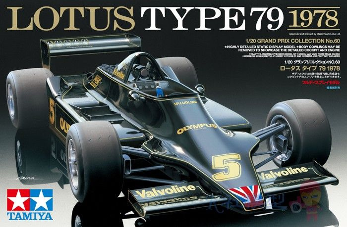 Сборная модель Машинка Tamiya-20060 1/20 F1 Lotus Type 79 car model kit #1