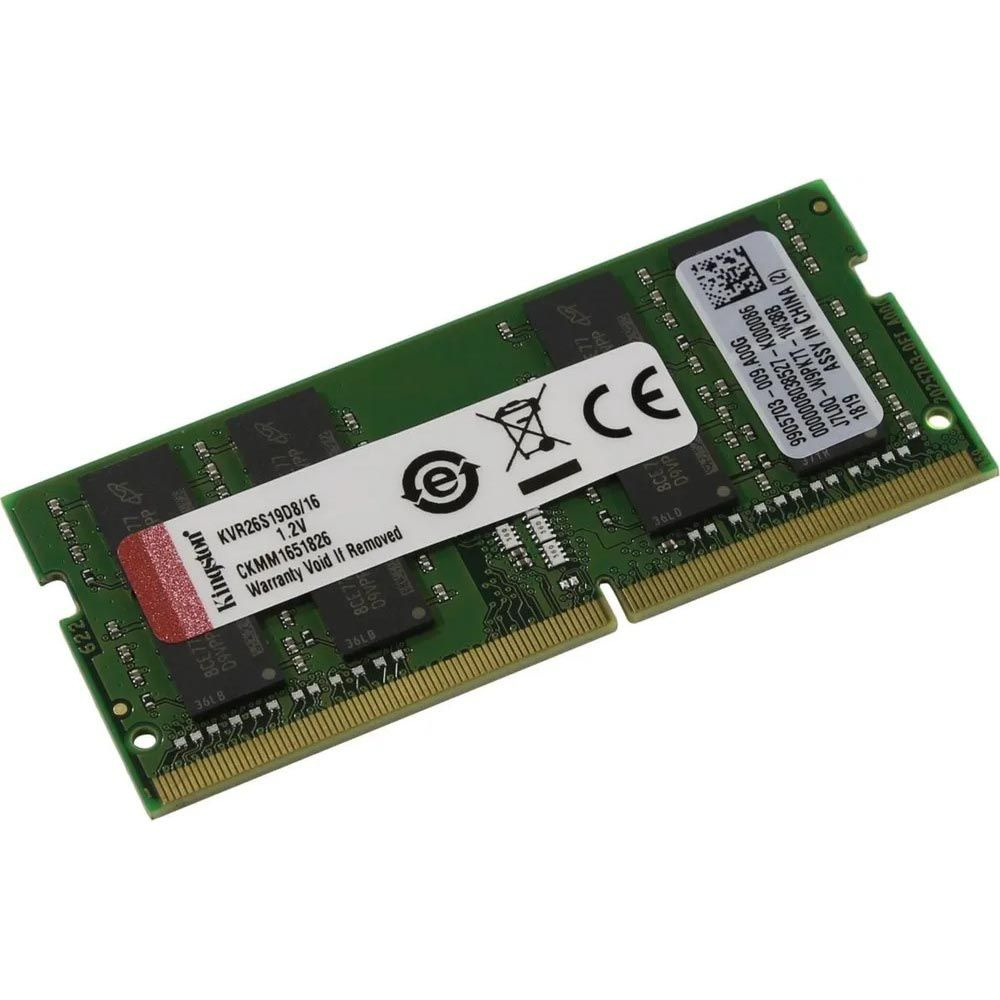 Kingston Оперативная память ValueRAM DDR4 2666 МГц_1000525497 1x16 ГБ (KVR26S19D8/16)  #1