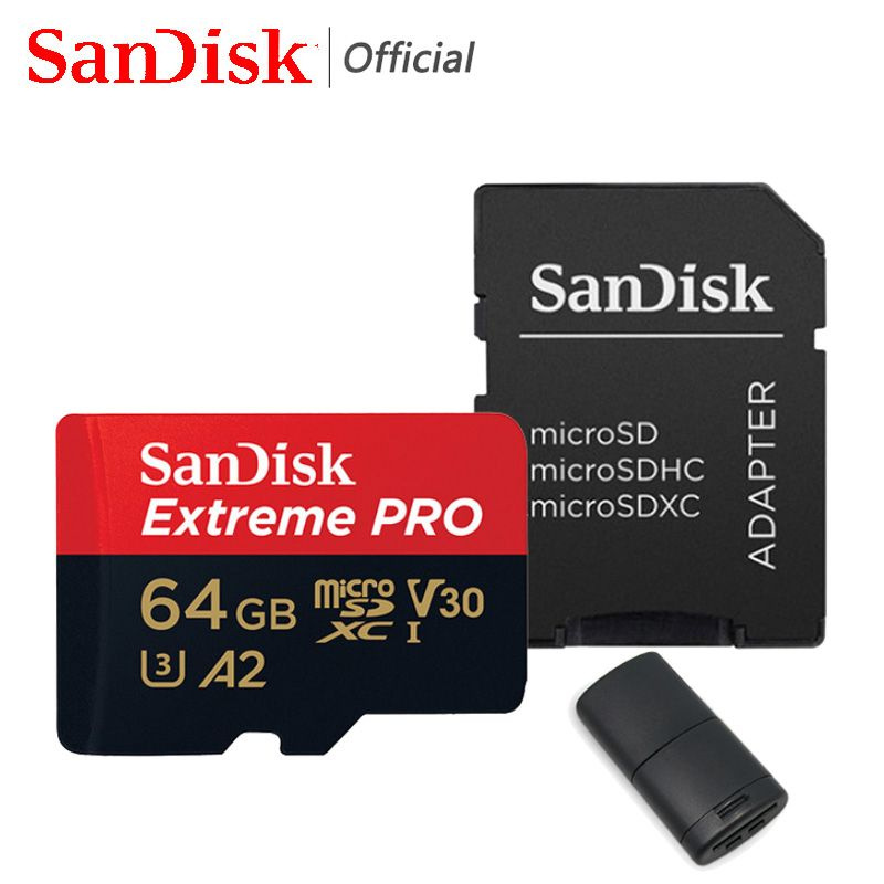 SanDisk Карта памяти Extreme PRO 64 ГБ (SDSQXCU-064G) #1