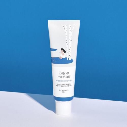 Увлажняющий солнцезащитный крем Round Lab Birch Juice Moisturizing SUNSCREEN спф SPF50+ PA4+ 50ml / ROUND #1