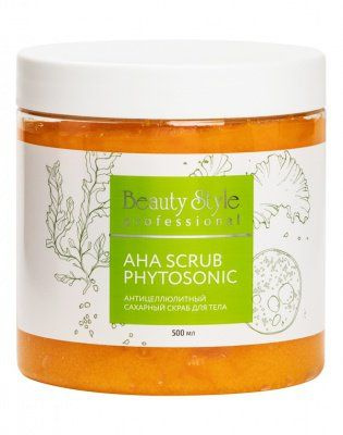 BEAUTY STYLE Скраб антицеллюлитный сахарный для тела AHA Scrub Phytosoniс, 500 мл  #1