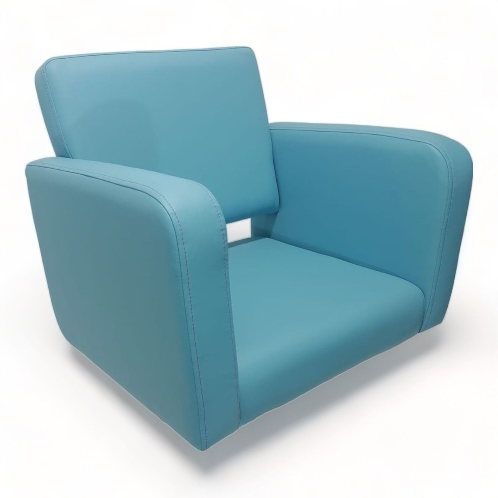 Парикмахерское кресло "Лайт", Голубой, Каркас кресла без гидравлического основания  #1