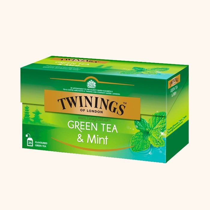 Чай зеленый TWININGS Green Tea & Mint со вкусом мяты 25 пакетиков по 1,5 г (из Финляндии)  #1