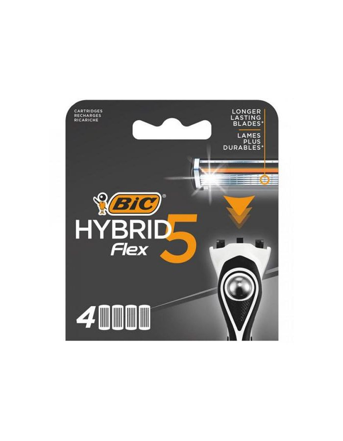 Bic Кассеты сменные Hybrid 5 Flex, 4 шт в уп., 1 уп #1