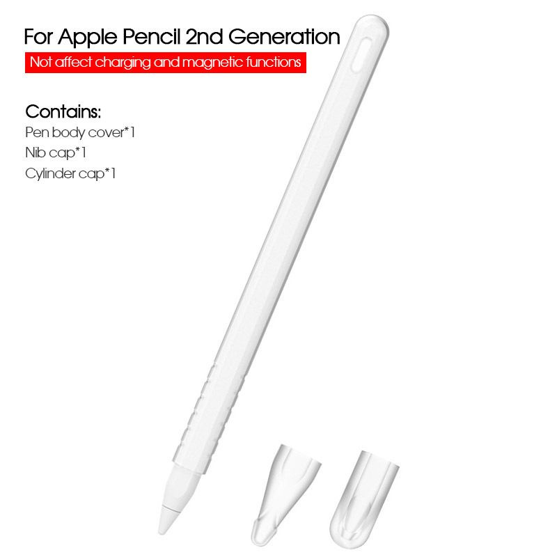 Защитный силиконовый чехол для Apple Pencil gen.2 прозрачный #1