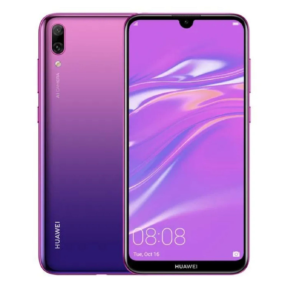 HUAWEI Смартфон Y7 2019 CN 4/128 ГБ, красный #1