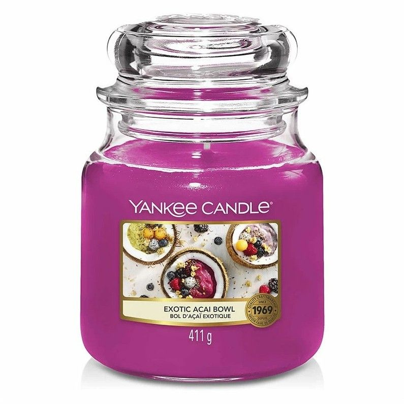 Yankee Candle Свеча ароматическая "экзотические ягоды", 13 см х 9.5 см, 1 шт  #1