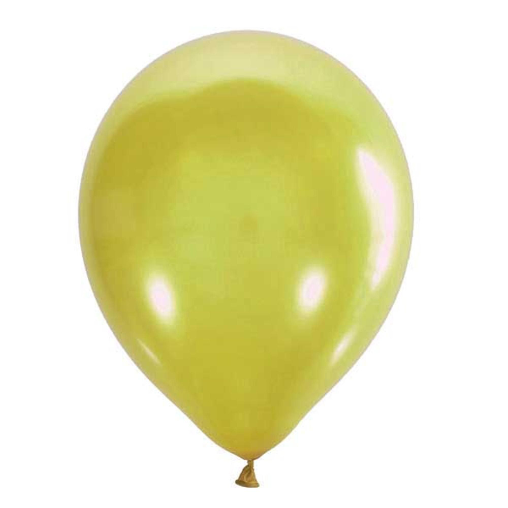 Воздушный шар 5"/13см Металлик APPLE GREEN 036 100шт #1