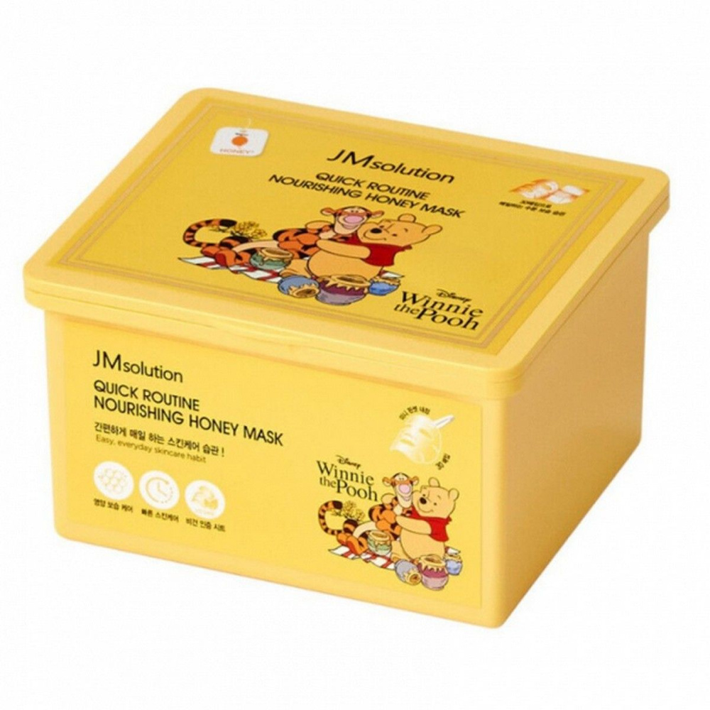 JMSolution Набор питательных тканевых масок для лица с медом / Disney Quick Routine Nourishing Honey #1