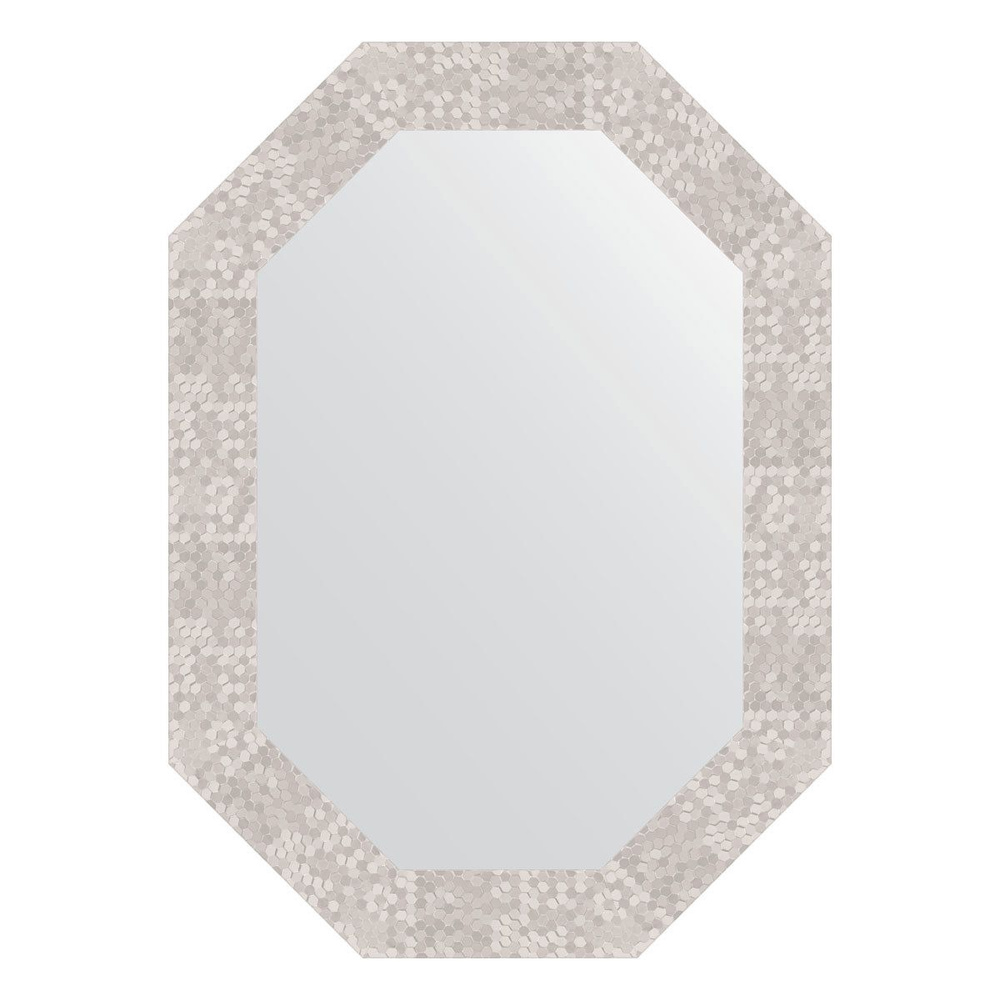 Зеркало в багетной раме Evoform соты алюминий 70 мм 52x72 см BY 7097  #1