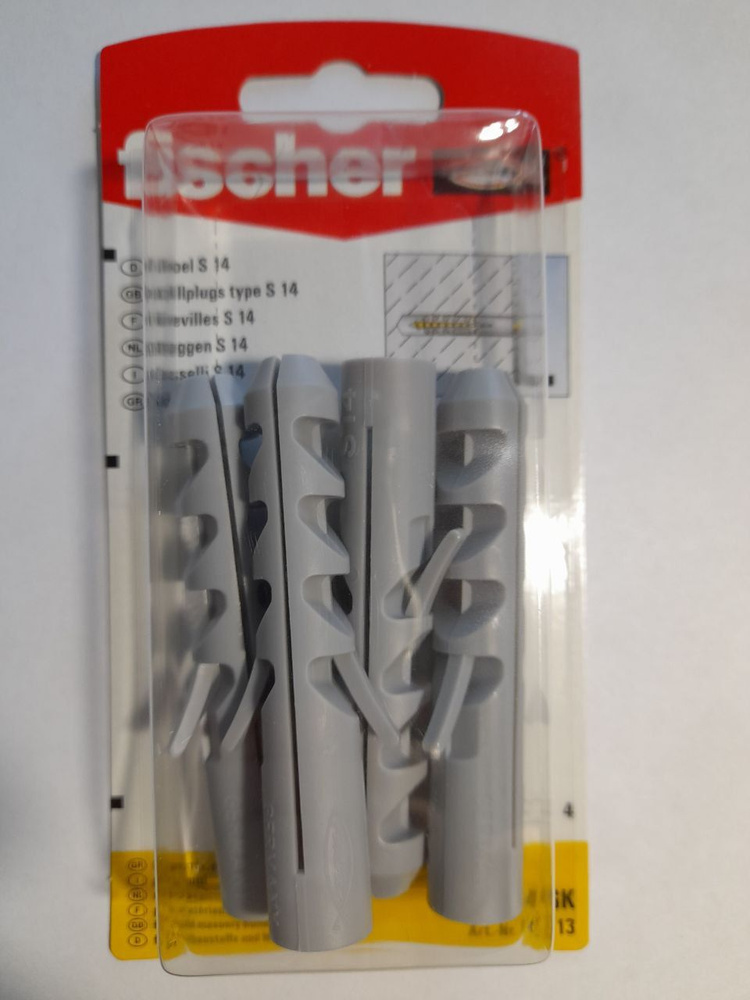 Распорный дюбель Fischer S 14х75 (4 шт.) #1