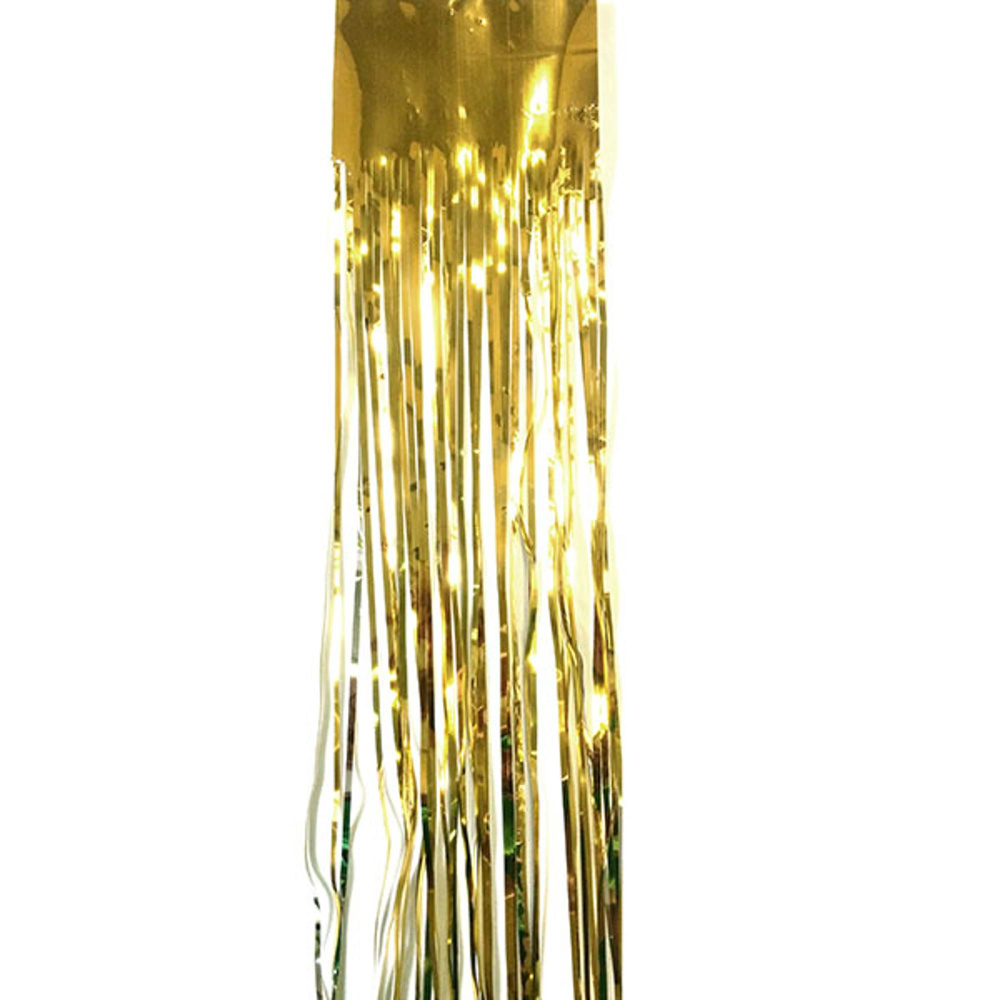 Дождик серебристо-золотой 1,5 м #1