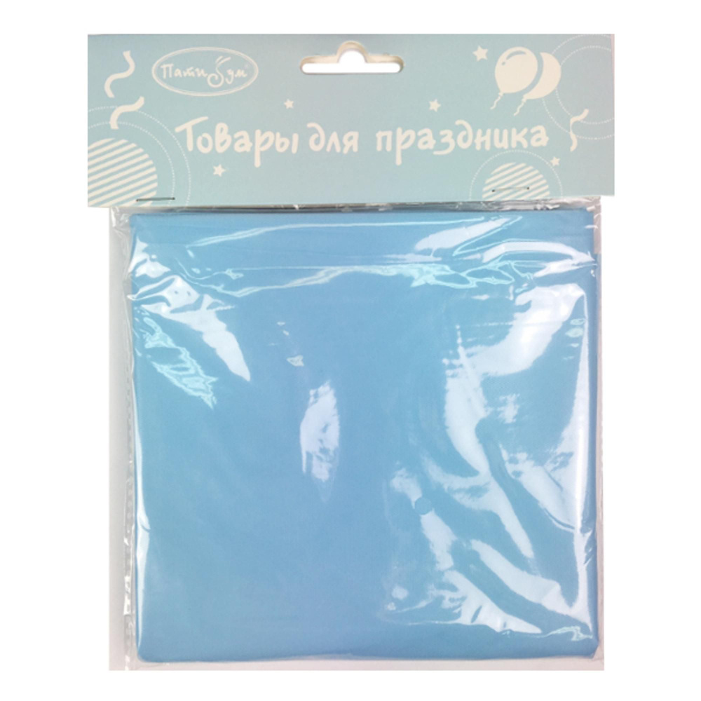 Скатерть полиэтиленовая Light Blue 121 х 183см #1