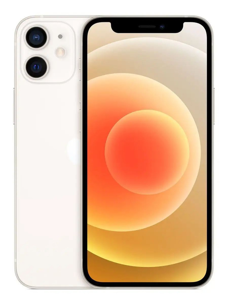 Apple Смартфон iPhone 12 mini 4/128 ГБ, белый, Восстановленный #1