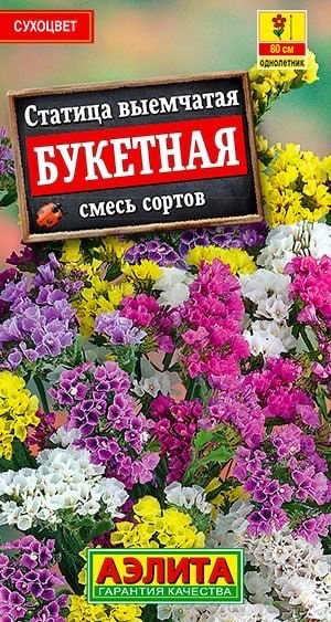 СТАТИЦА БУКЕТНАЯ. Семена. Вес. 0.1 гр. Популярный однолетник из группы сухоцветов. Известен также как #1