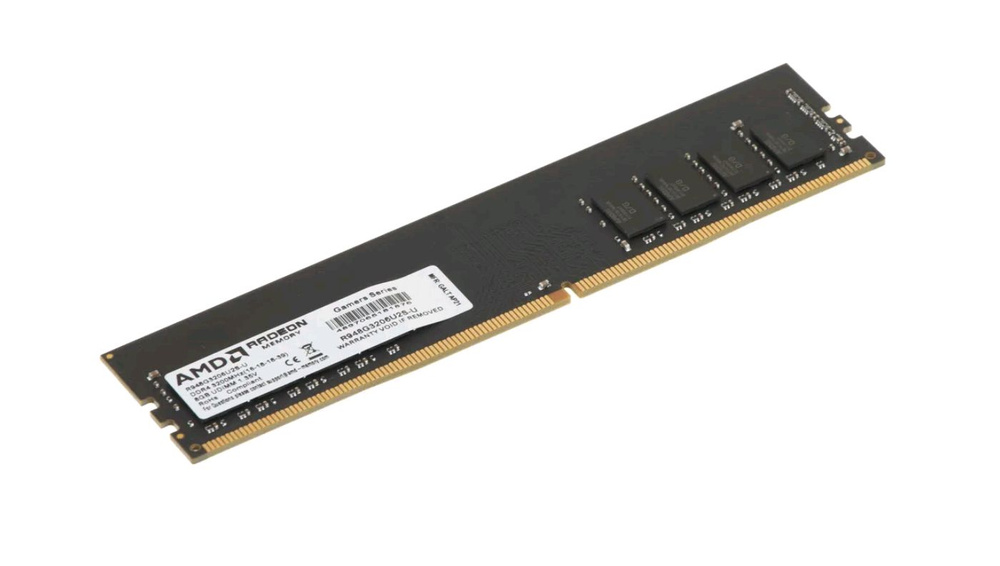 AMD Оперативная память DDR4 DIMM 8192Mb DDR3200 AMD Radeon R9 Gamer Series Ret (R948G3206U2S-U) 1x8 ГБ #1