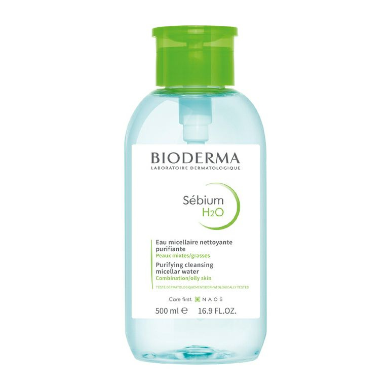 Себиум Н2О Мицеллярная вода (помпа) 500 мл BIODERMA Sebium H2O Purifying cleansing micellar water 500 #1