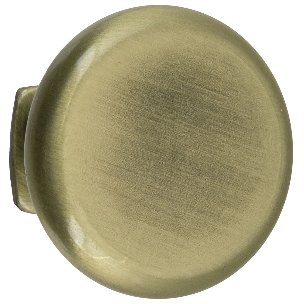 Ручка-кнопка мебельная Kerron 34 мм металл цвет бронза #1