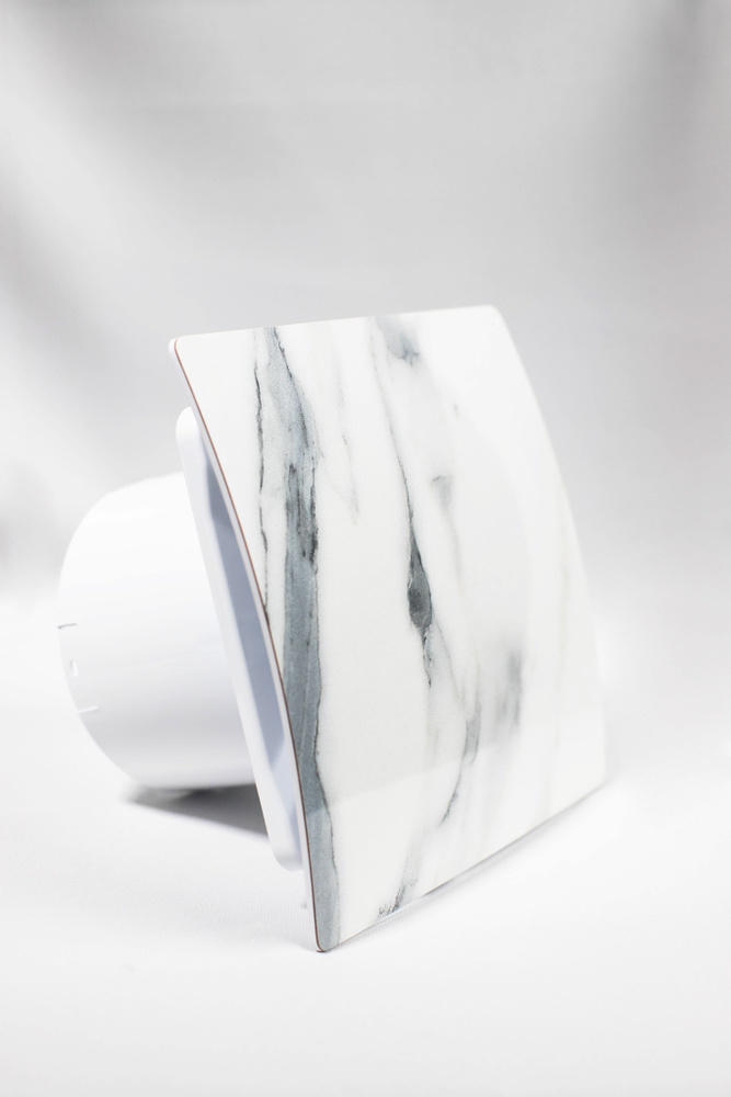 Вентилятор Escudo Stone Маrble White 100, мрамор белый глянец #1