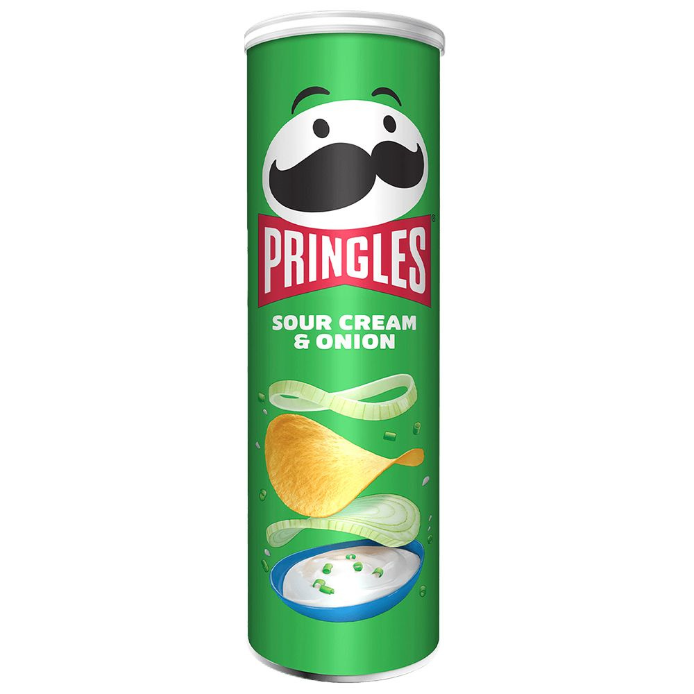 Чипсы картофельные Pringles Sour Cream & Onion со вкусом сметаны и лука 165 г  #1