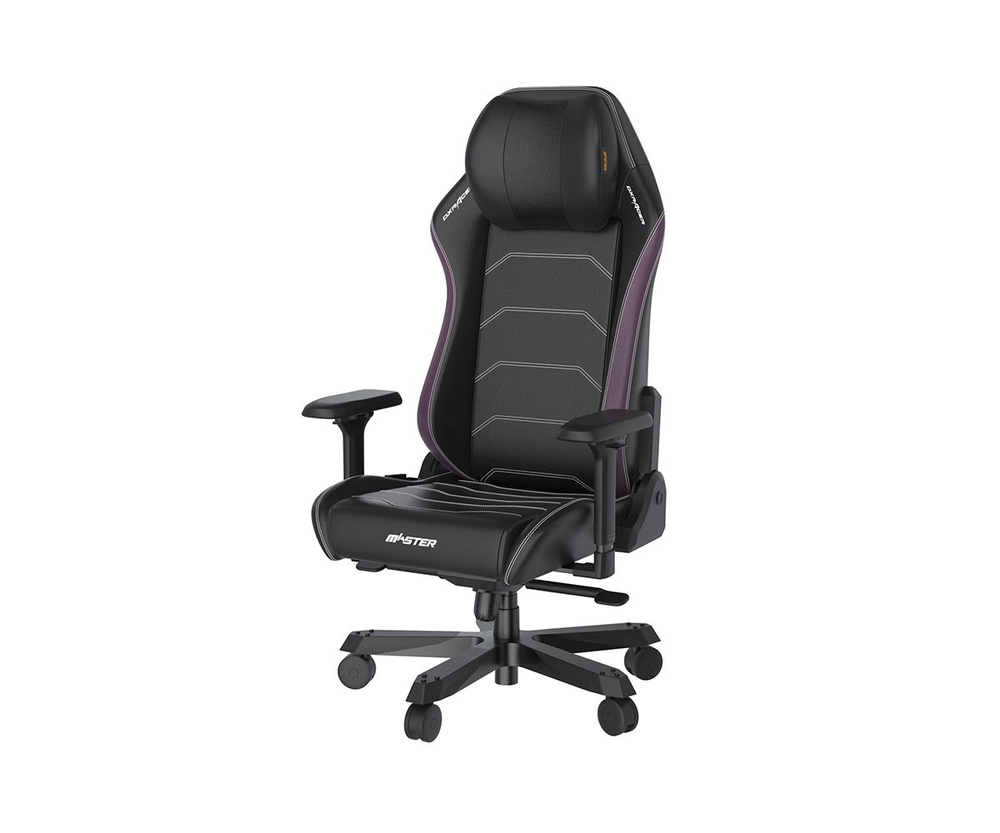 Компьютерное кресло DXRacer Master Plus / XL Microfiber Leatherette Black Purple #1