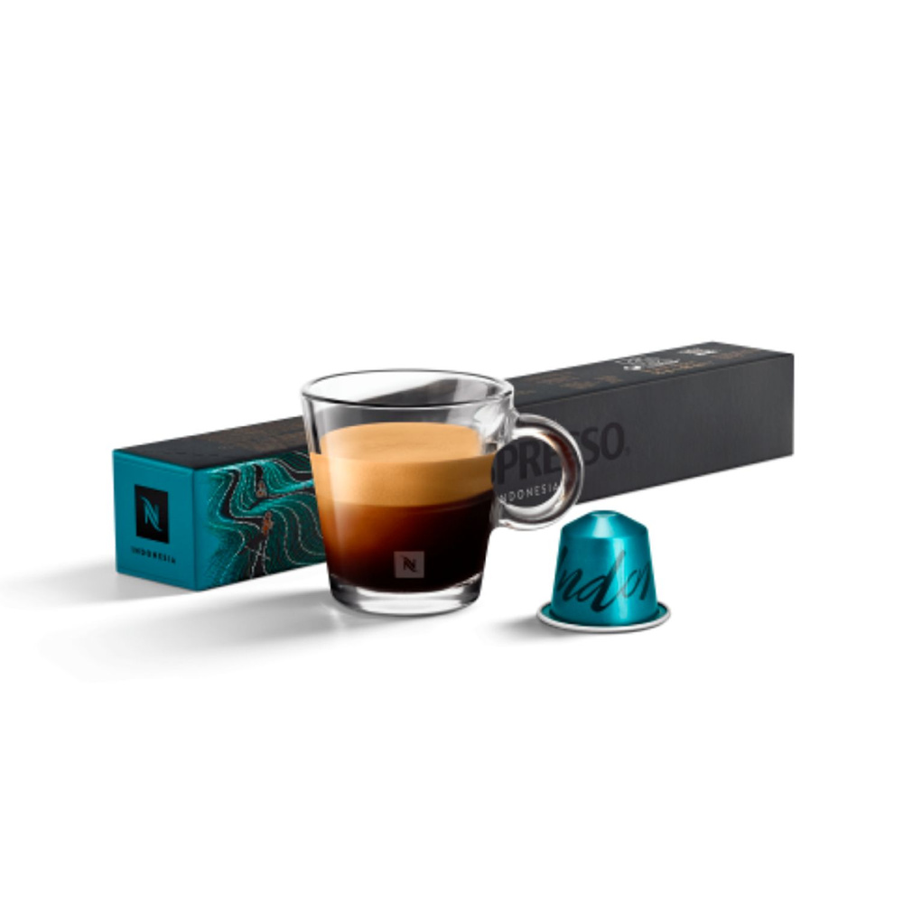 Кофе в капсулах Nespresso Indonesia - Древесный с нотами табака - 10 шт  #1