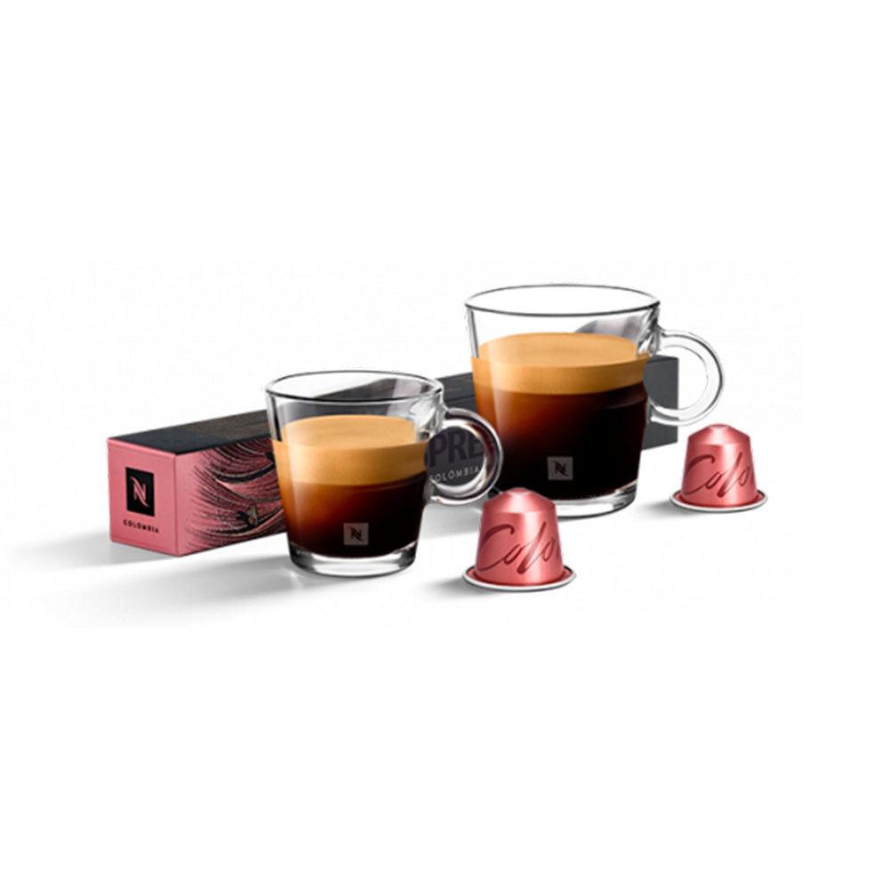 Кофе в капсулах Nespresso Colombia - Фруктовый с кислинкой красного вина - 5 уп. по 10 капсул  #1