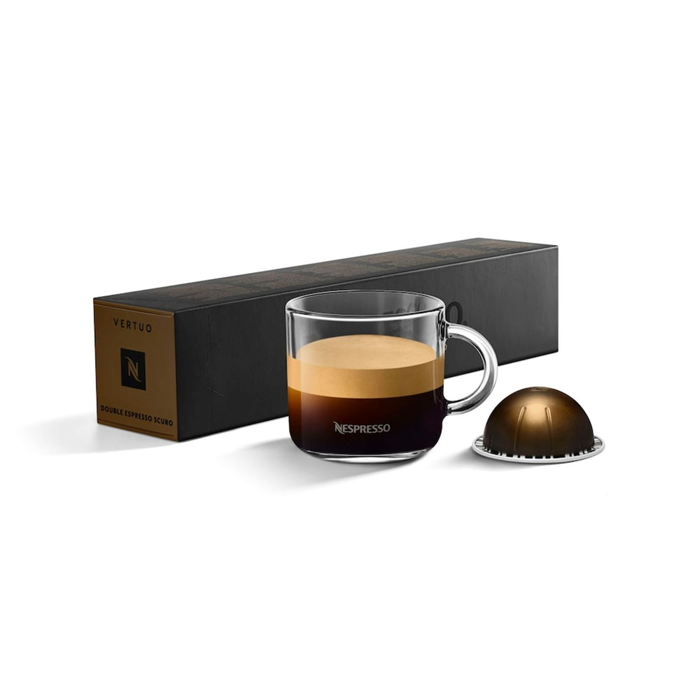 Кофе в капсулах Nespresso Vertuo Double Espresso Scuro 1 уп. по 10 кап. #1