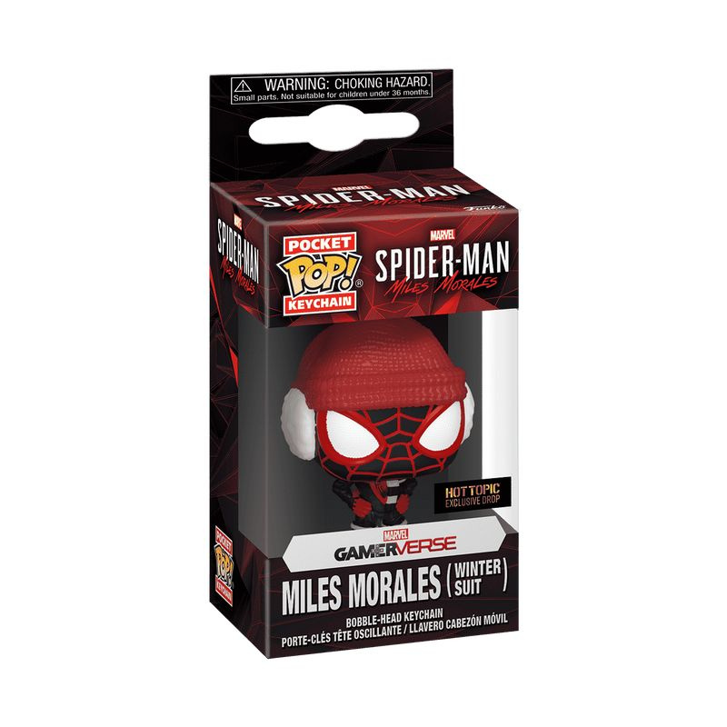 Брелок Funko Pocket POP! Keychain Miles Morales ( Winter Suit ) 77449-PDQ #1