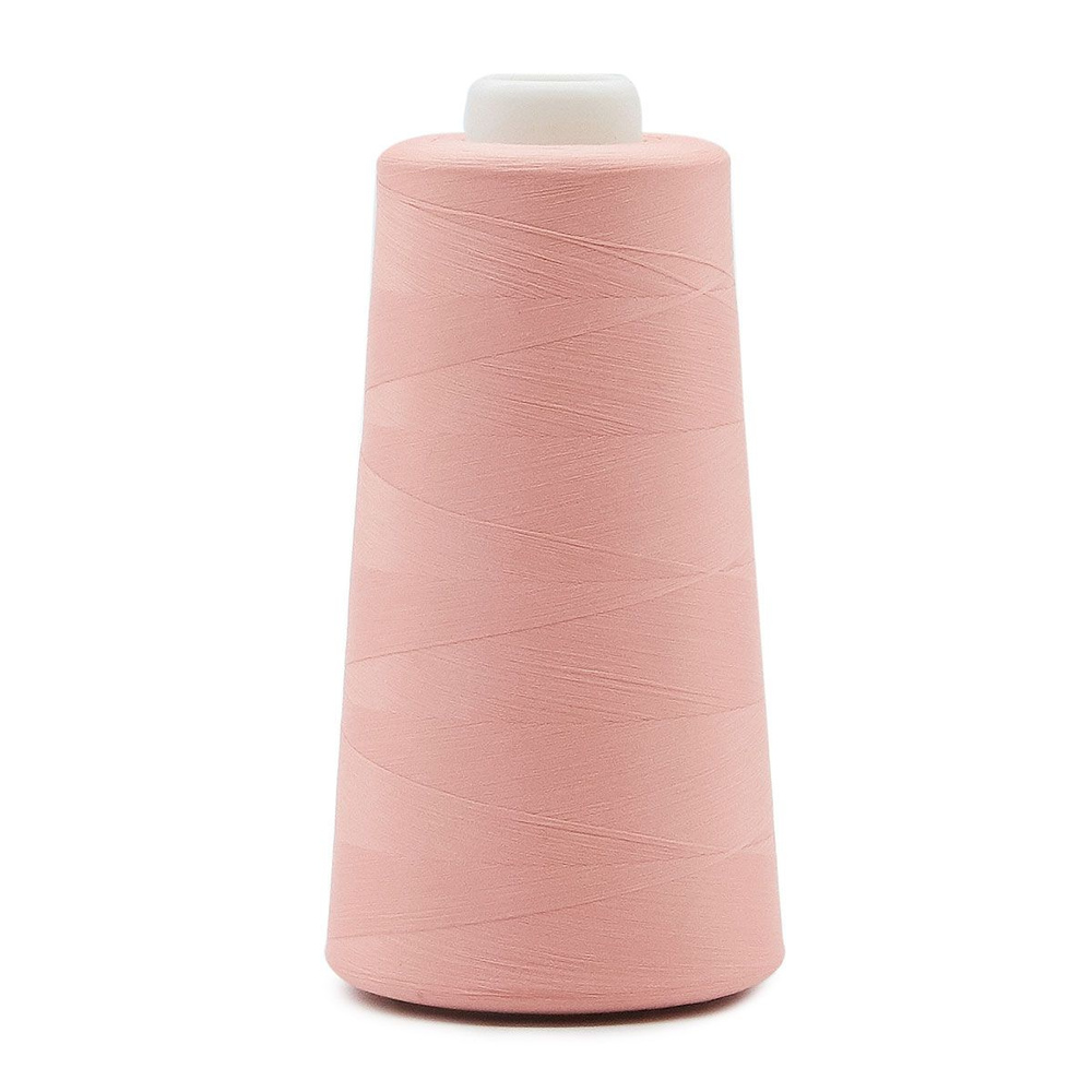 Нитки для оверлока промышленные текстурированные некрученые, 103 бежево-розовый, 1 шт, 5000 ярд (4572 #1