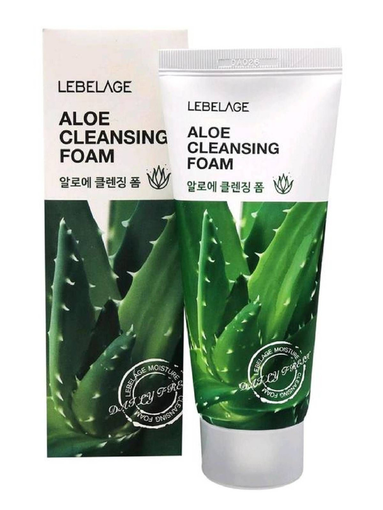 Lebelage / Пенка для умывания с экстрактом алоэ LEBELAGE ALOE CLEANSING FOAM  #1