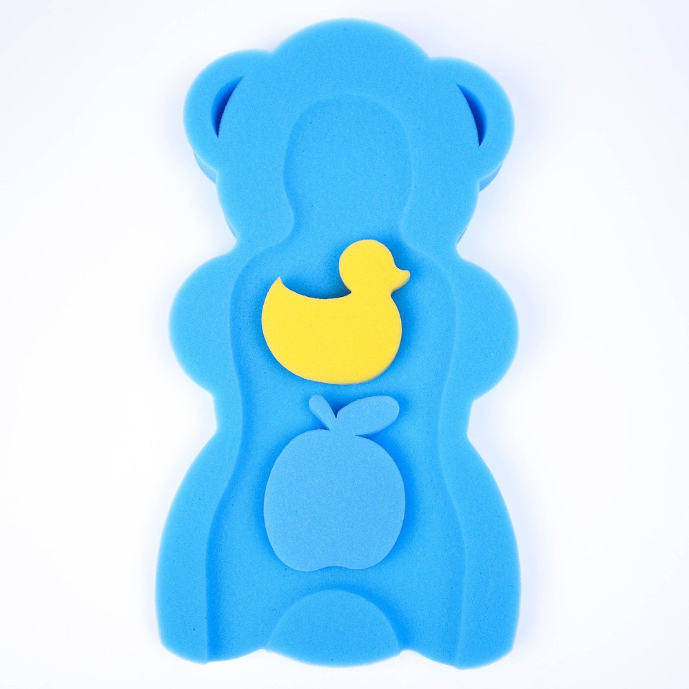 Подкладка для купания макси "Мишка", цвет синий, 55х30х6 #1