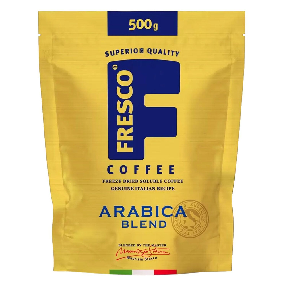 Кофе растворимый FRESCO "Arabica Blend", сублимированный, 500 г, мягкая упаковка  #1