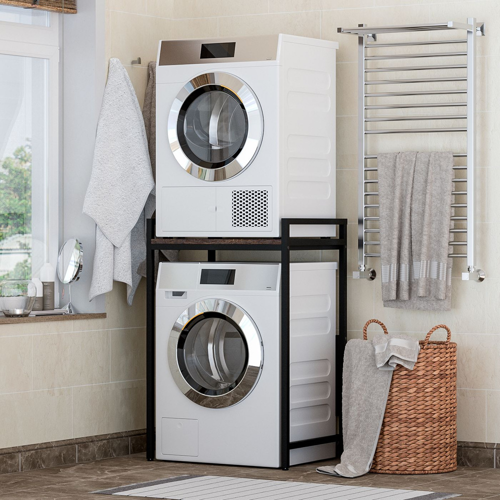 Стеллаж для стиральной и сушильной машины / Стеллаж для ванной / Стеллаж для сушильной машины над стиральной #1