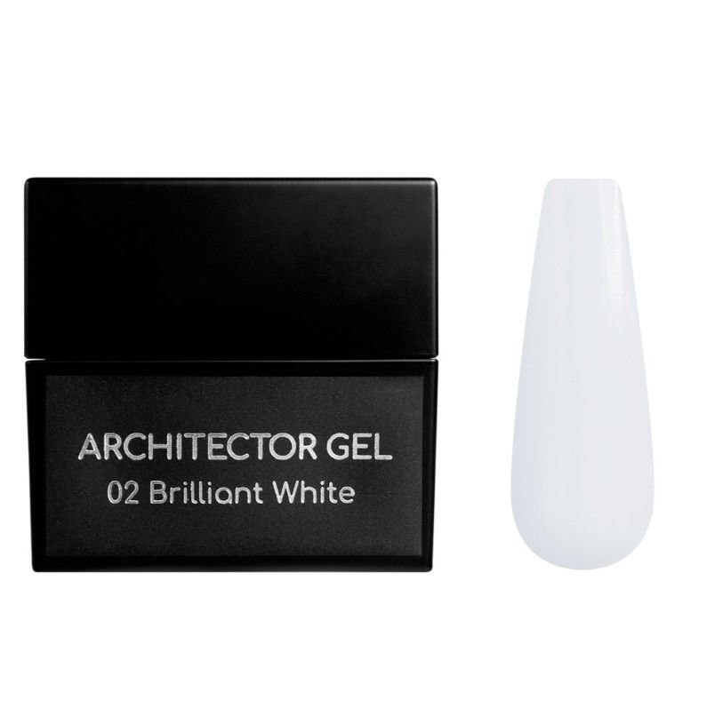 IRISK Гель-желе тиксотропный ARCHITECTOR GEL для моделирования ногтей, (02 Brilliant White)15мл  #1