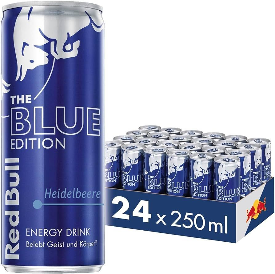 Энергетический газированный напиток Red Bull Summer Edition (Черника) упаковка 24 шт по 0.25л (Австрия) #1