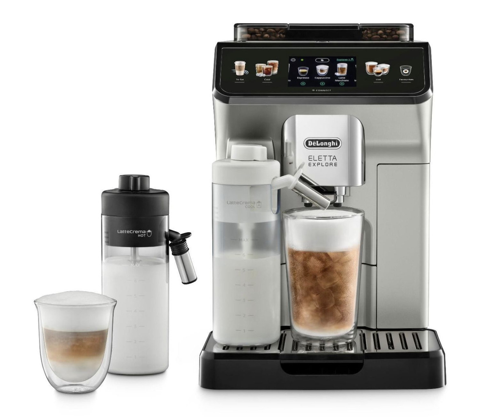 Автоматическая кофемашина ECAM 450.65.S, серебристый, черный матовый  #1