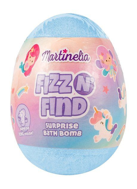 Бомбочка для ванны с сюрпризом Egg bath bomb blue #1