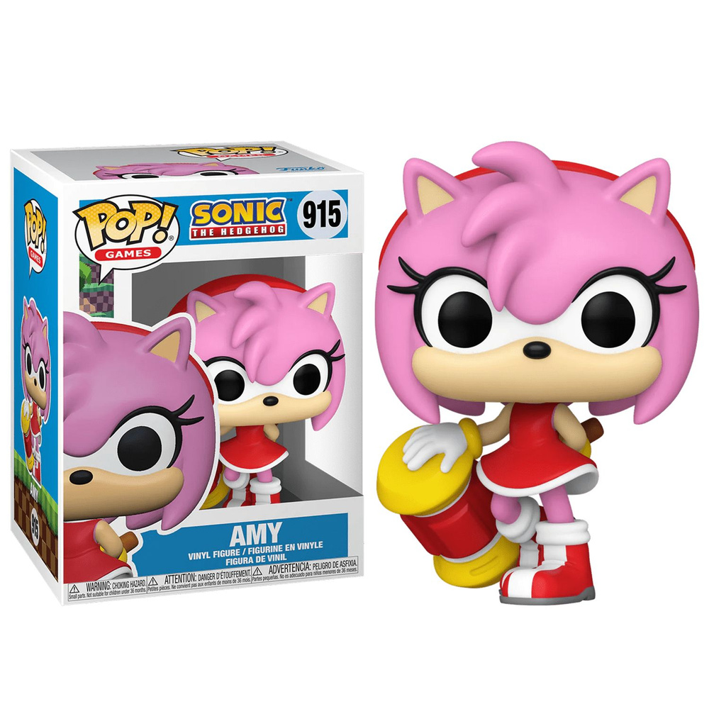 Фигурка Funko Pop! Sonic: Amy Rose with Hammer (Фанко Поп Эми c молотом из игры Еж Соник)  #1