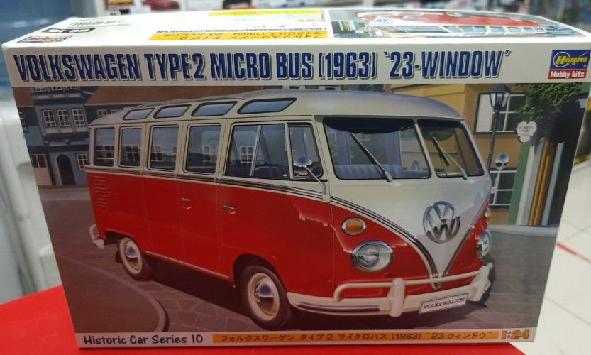 Сборная модель Hasegawa 1:24 21210 VW MICRO BUS 23-WINDOW #1